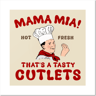 Mamamia cutlets Posters and Art